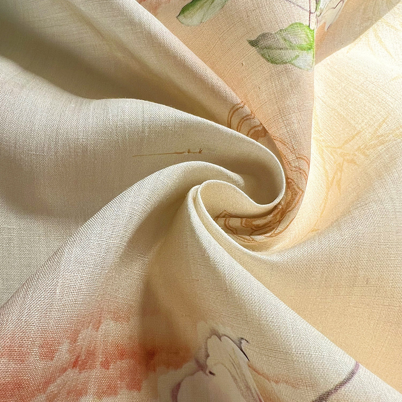Summer Clothing Wholesale - L100cm X B140cm Pure Ramie Lily