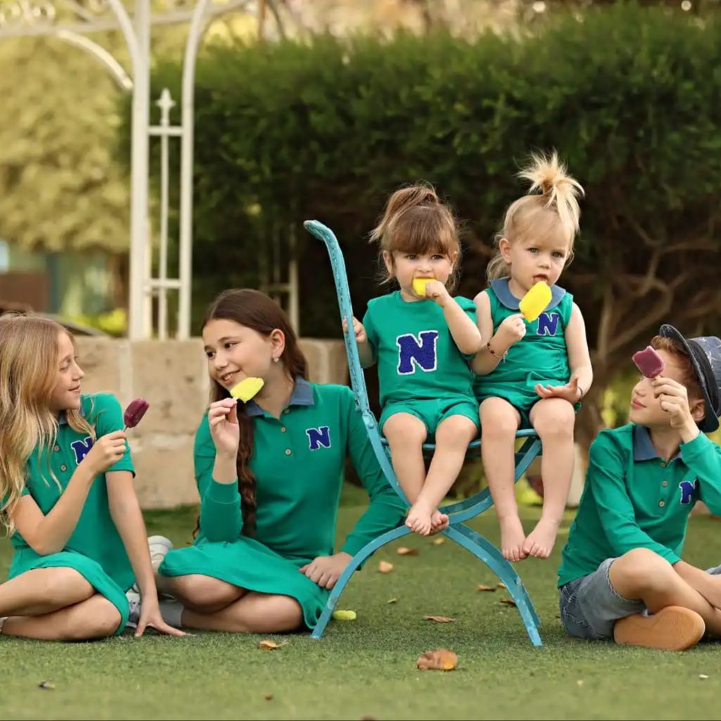 Summer Clothing Baby Girl - 2026 Mali's SS Green Polo Collectie
