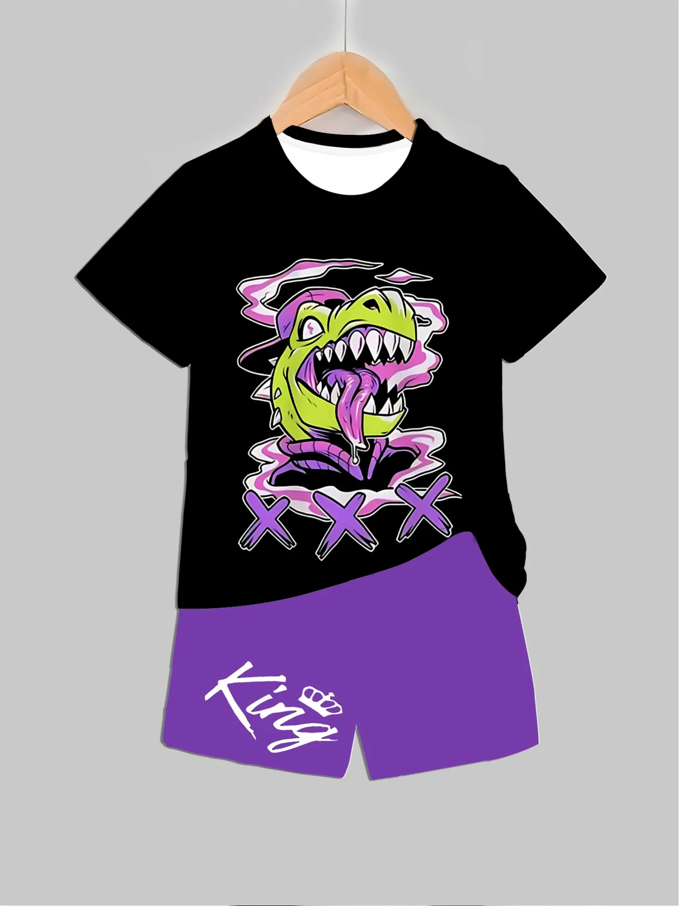 Nieuwe dinosaurus bedrukte out - Summer Clothing Baby Girl recensie en prijs