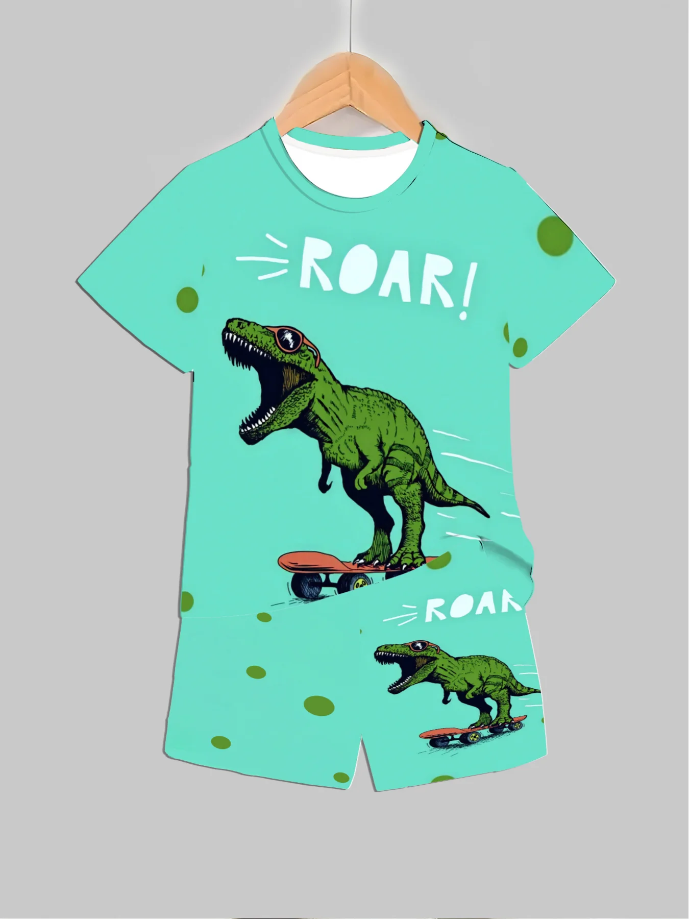 Nieuwe dinosaurus bedrukte out - Summer Clothing Baby Girl recensie en prijs