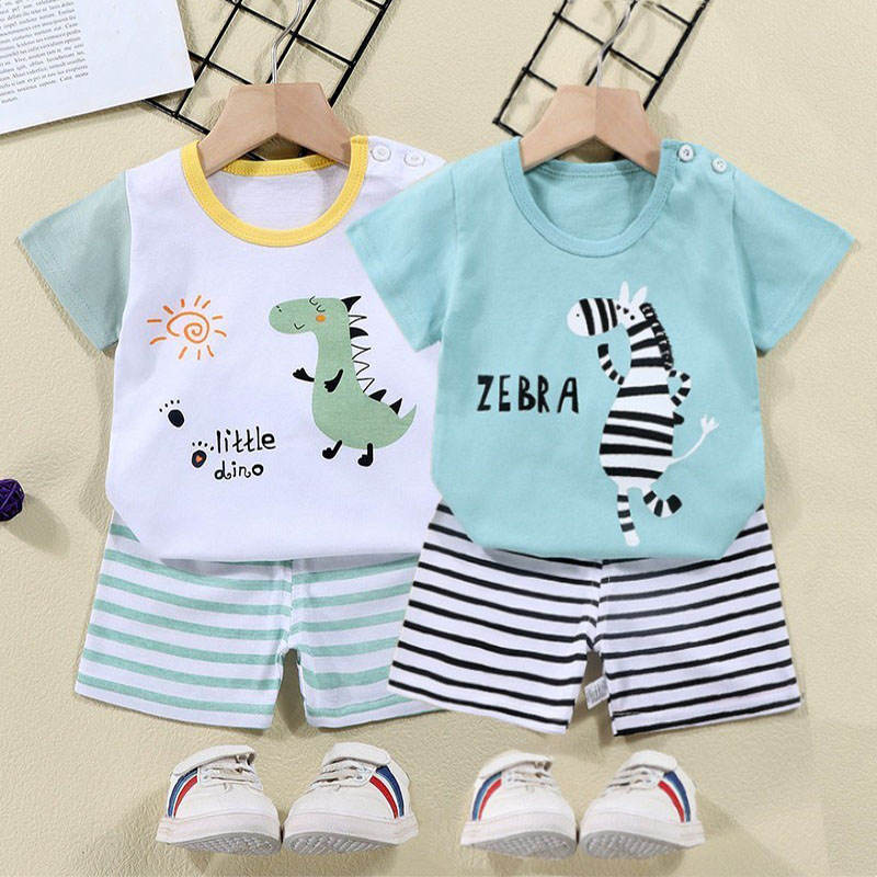Katoen Tees + Shorts 2-delige  - Summer Clothing Baby Girl recensie en prijs