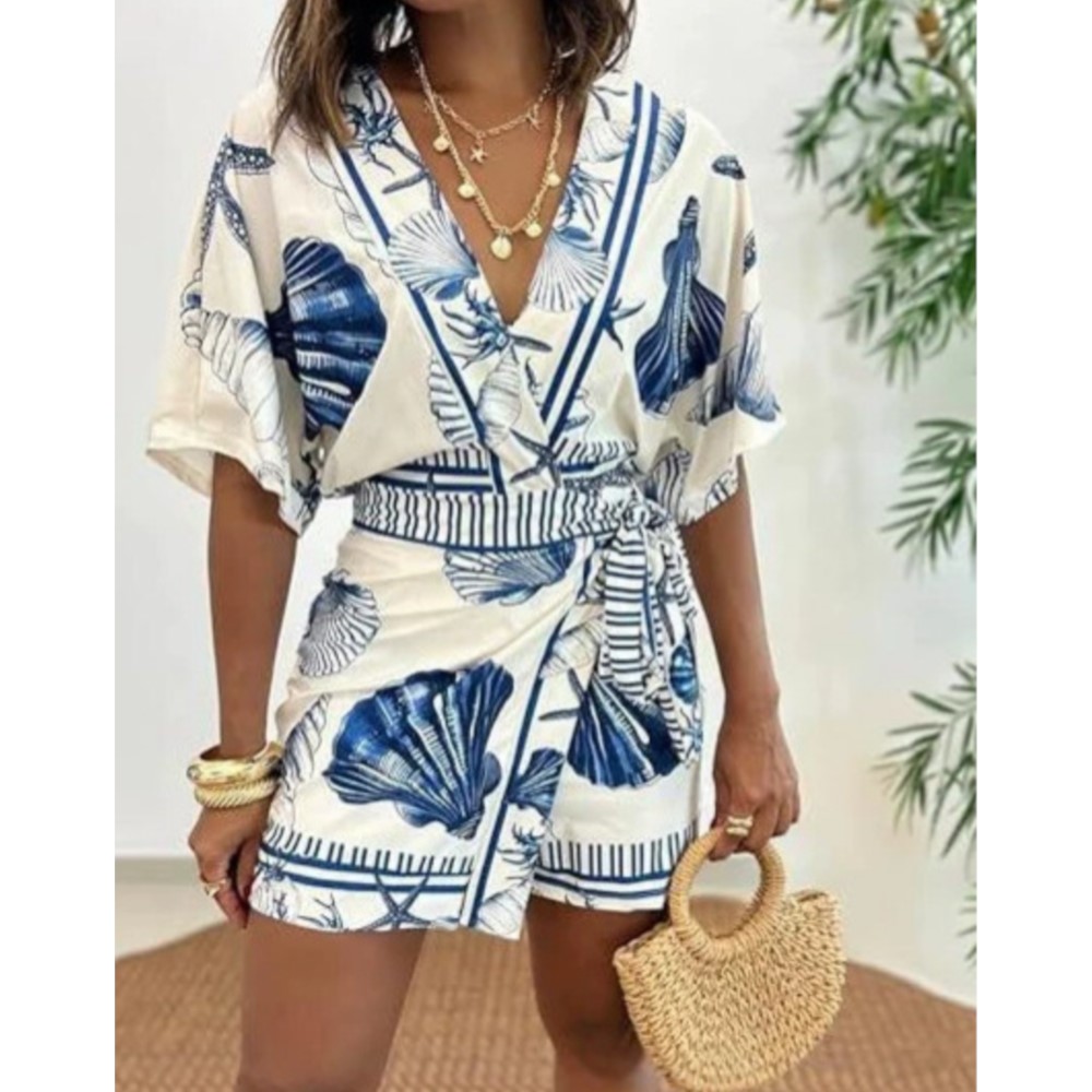 Mode Gedrukt Korte Mouw Dames  - Summer Zara recensie en prijs