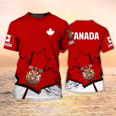 Canada T-shirts Canadese Vlag  - Summer Clothing Women Canada recensie en prijs